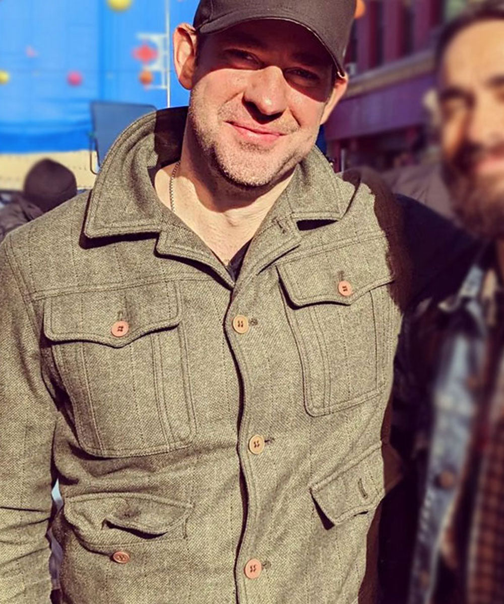 A Quiet Place Day One John Krasinski Green Jacket A Quiet Place Day One John Krasinski Green Jacket Max Jackets