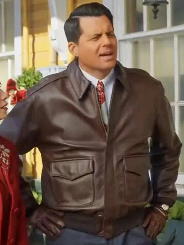 A Biltmore Christmas Kristoffer Polaha Brown Jacket Max Jackets
