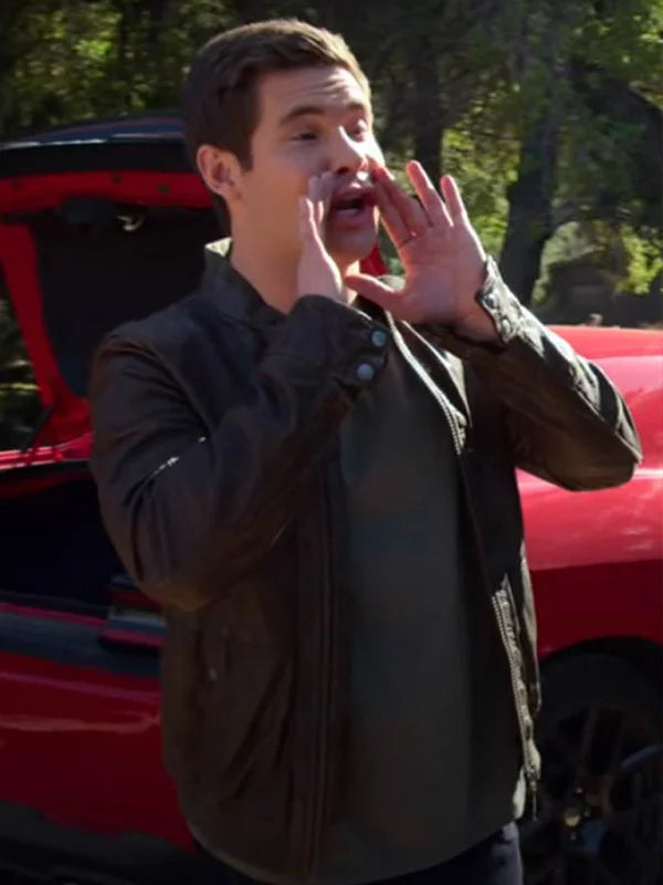 Adam Devine Magic Camp Leather Jacket Adam Devine Magic Camp Leather Jacket Max Jackets