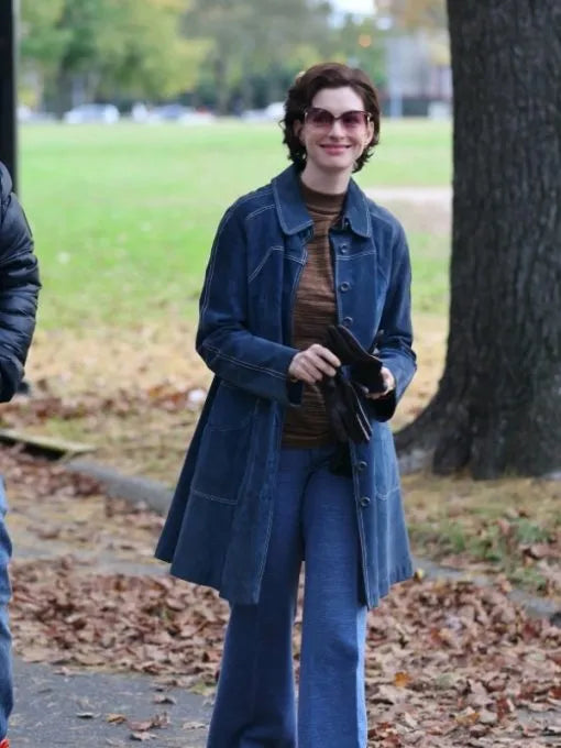 Armageddon Time Anne Hathaway Leather Coat Armageddon Time Anne Hathaway Leather Coat Max Jackets