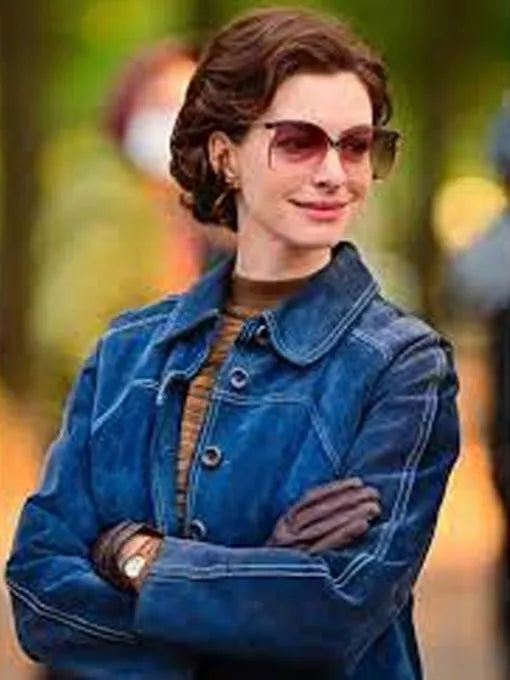 Armageddon Time Anne Hathaway Leather Coat Armageddon Time Anne Hathaway Leather Coat Max Jackets