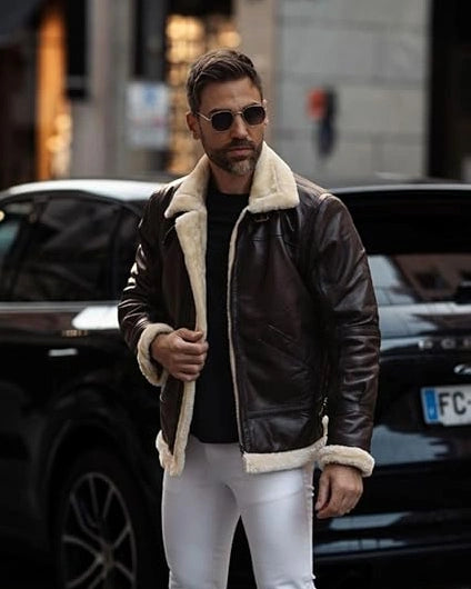 Henry Sheepskin Shearling Aviator Jacket Henry Sheepskin Shearling Aviator Jacket Max Jackets