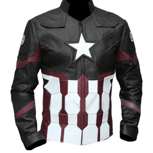 Men's Black Captain America Infinity War Jacket Men's Black Captain America Infinity War Jacket Max Jackets