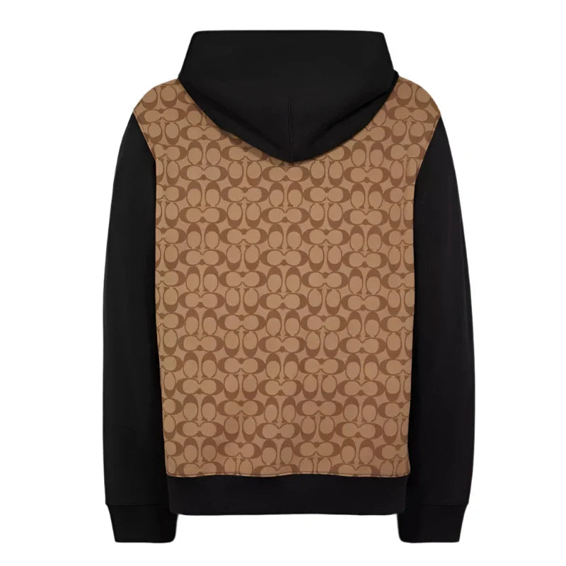 Coach Signature Pullover Hoodie Vintage Jacket