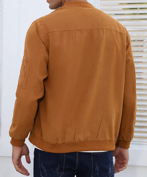 Eliam Men’s Brown Modern Flight Suede Bomber Jacket Eliam Men’s Brown Modern Flight Suede Bomber Jacket Max Jackets