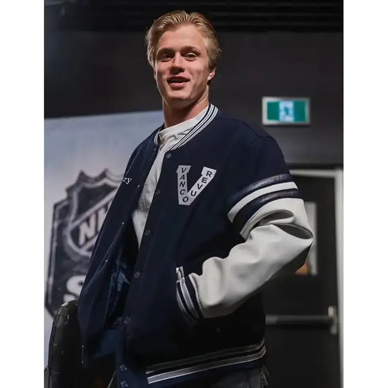 Elias Pettersson Vancouver Canucks Varsity Jacket