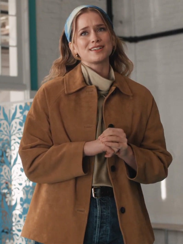 Elsbeth S01 Elizabeth Lail Brown Jacket Max Jackets