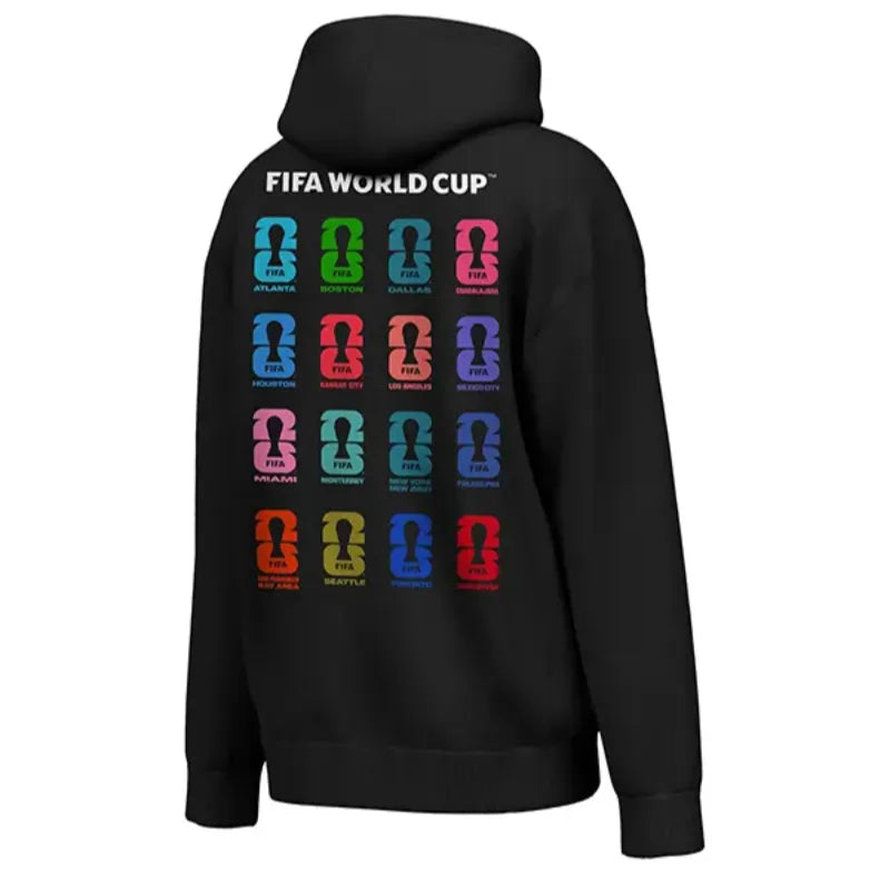 Host City Emblems FIFA World Cup 2026 Hoodie