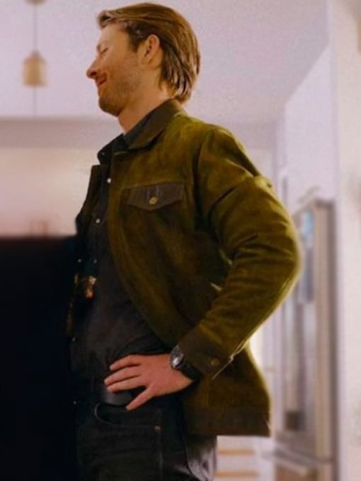 Hitman 2024 Glen Powell Jacket - Glen Powell Suede Leather Jacket Hitman 2024 Glen Powell Jacket - Glen Powell Suede Leather Jacket Max Jackets