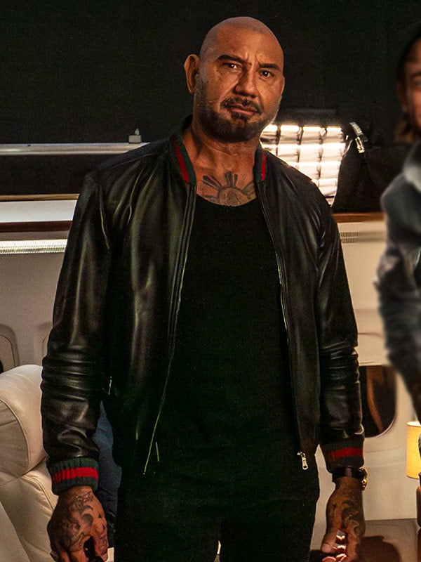 Jack In Time For Christmas 2024 Dave Bautista Black Jacket Jack In Time For Christmas 2024 Dave Bautista Black Jacket Max Jackets
