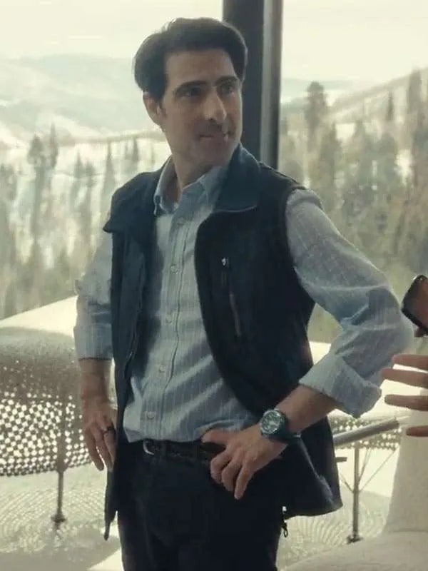 Jason Schwartzman Mountainhead 2025 Vest Jason Schwartzman Mountainhead 2025 Vest Max Jackets