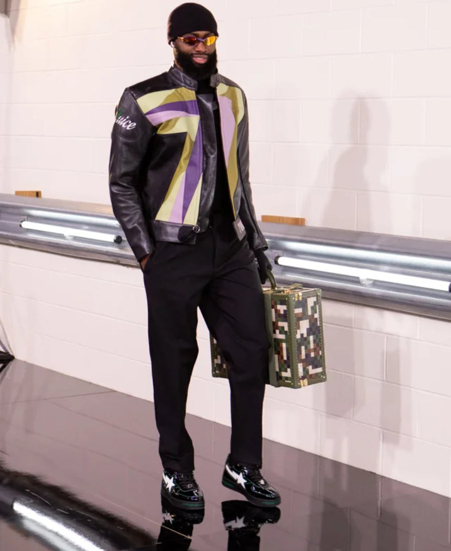 Jaylen Brown 7uice x Vanson Leather Jacket Jaylen Brown 7uice x Vanson Leather Jacket Max Jackets