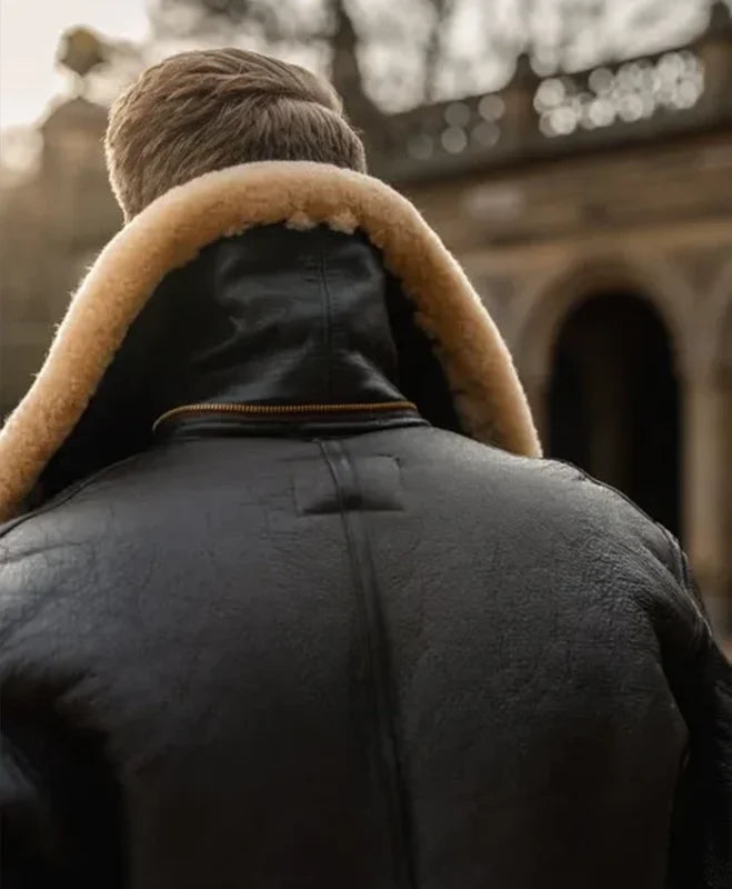 Jenking B3 Bomber Heavy Shearling Leather Jacket Jenking B3 Bomber Heavy Shearling Leather Jacket Max Jackets