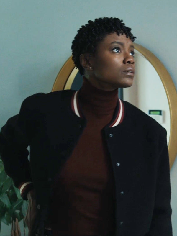 Tiffany Wallace FBI S06 Black Bomber Jacket Max Jackets