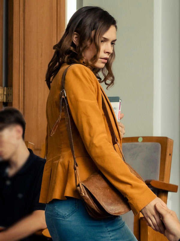 Maxton Hall The World Between Us S01 Ruby Bell Brown Blazer Max Jackets
