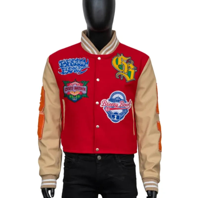 Chris Brown Breezy Bowl XX Varsity Jacket