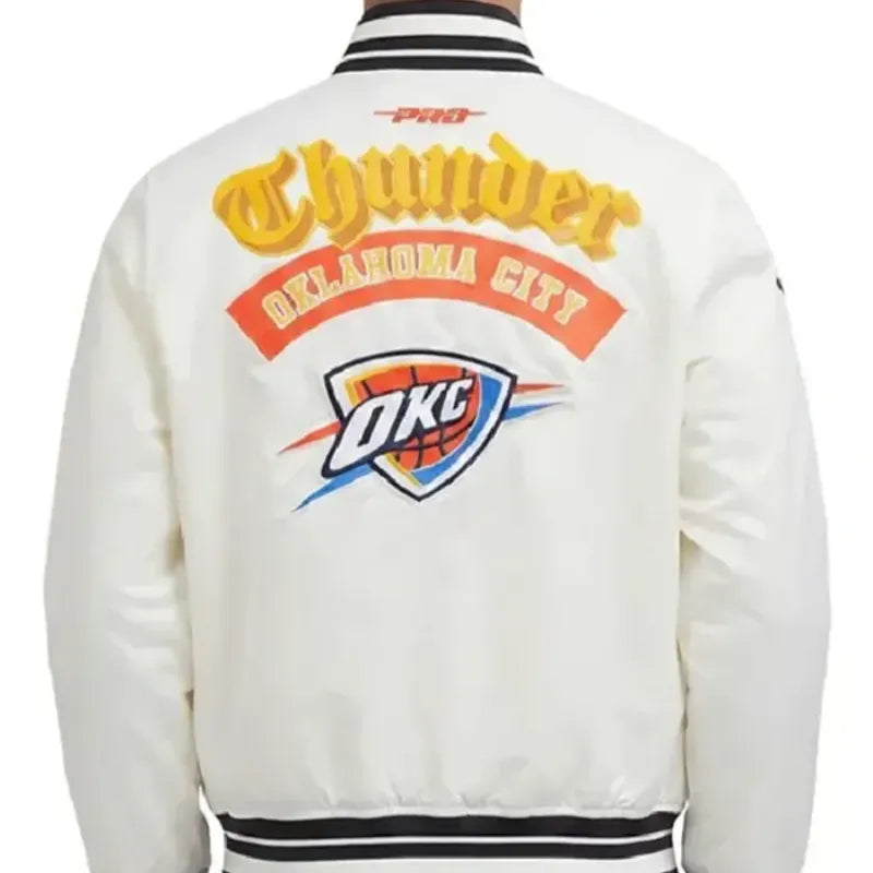 Thunder Best of Rib Oklahoma City Satin Jacket
