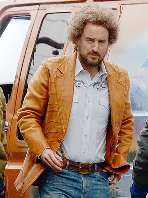 Paint Carl Nargle Brown Leather Jacket Max Jackets