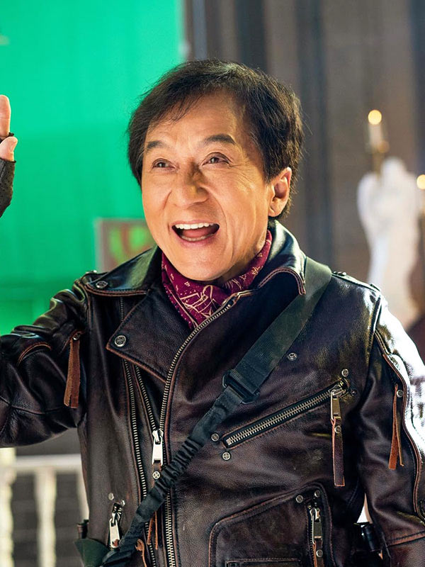 Panda Plan 2024 Jackie Chan Brown Jacket Max Jackets