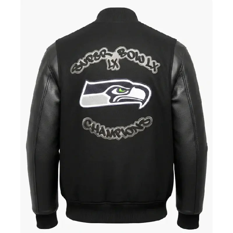 Seattle Seahawks Super Bowl LX Champions Varsity Jacket