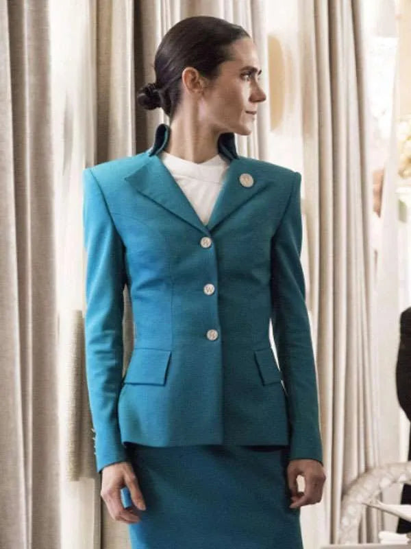 Melanie Cavill Snowpiercer Blue Blazer Melanie Cavill Snowpiercer Blue Blazer Max Jackets
