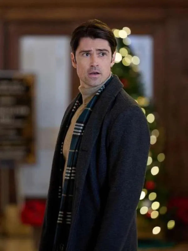 Corey Sevier The Christmas Charade 2024 Wool Coat Corey Sevier The Christmas Charade 2024 Wool Coat Max Jackets