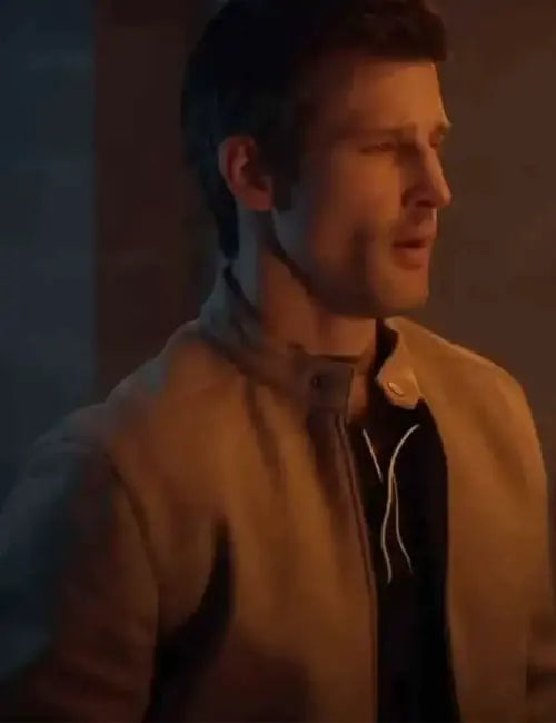 The Image of You 2024 Parker Young Brown Leather Jacket Max Jackets