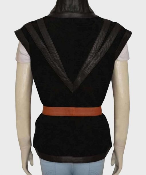 The Witcher S03 Yennefer Black Leather Vest