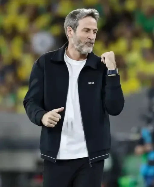 Thomas Christiansen FI-FA World Cup 2026 Panama Black Wool Jacket