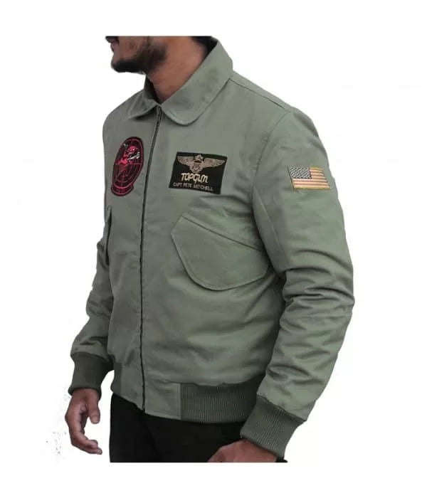 Men’s Flight Bomber Top Gun 2 Pete Maverick Tom Cruise Jacket Men’s Flight Bomber Top Gun 2 Pete Maverick Tom Cruise Jacket Max Jackets