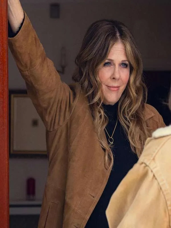 Rita Wilson Too Much 2025 Brown Jacket Rita Wilson Too Much 2025 Brown Jacket Max Jackets