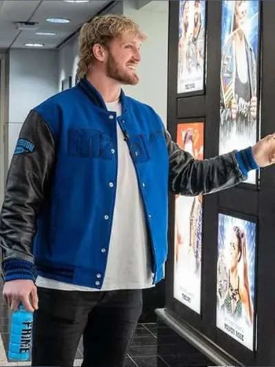Logan Paul WWE Varsity Jacket Logan Paul WWE Varsity Jacket Max Jackets