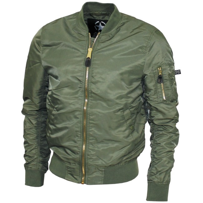 US AIRFORCE JACKET MA1 - OD GREEN - MFH US AIRFORCE JACKET MA1 - OD GREEN - MFH Max Jackets