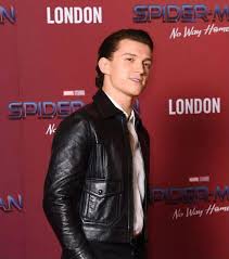 Spider Man No Way Home Movie Event Tom Holland Black Leather Jacket Spider Man No Way Home Movie Event Tom Holland Black Leather Jacket Max Jackets