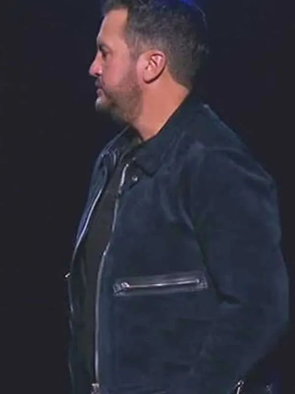 American Idol S22 Luke Bryan Suede Jacket American Idol S22 Luke Bryan Suede Jacket Max Jackets