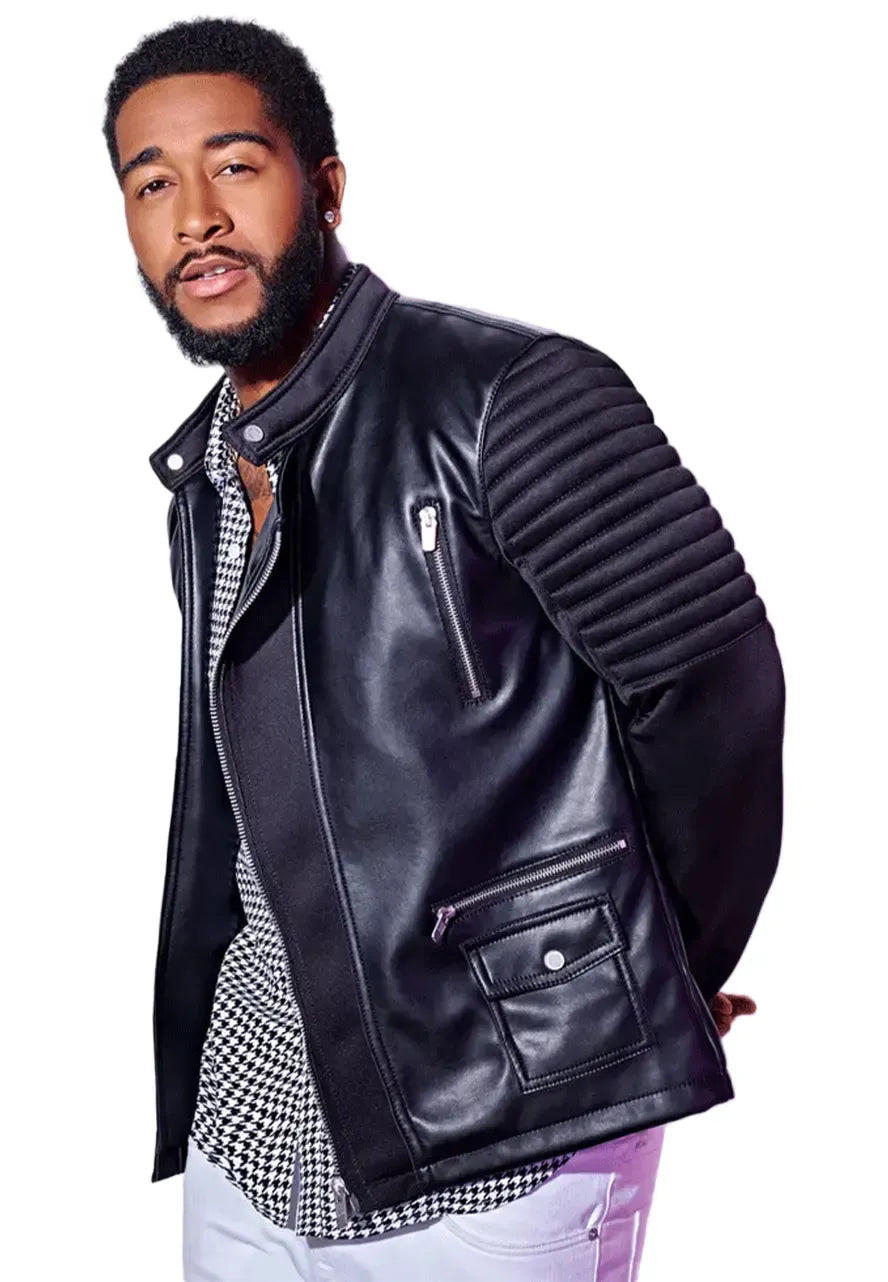 Omarion Grandberry Love & Hip Hop Hollywood Black Leather Jacket