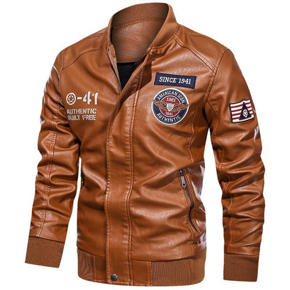 Bomber Leather Jacket For Men And Women