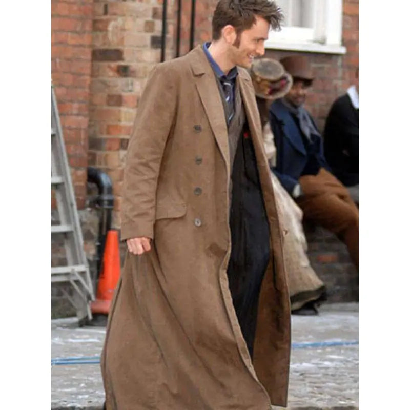 10th Doctor Who Brown Wool Coat Max Jackets