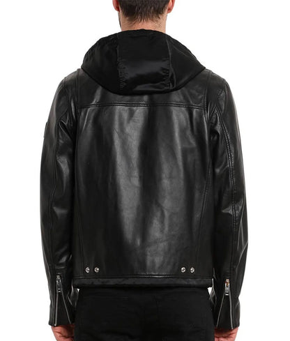 13 Reasons Why Ross Butler Leather Jacket with Hood Max Jackets