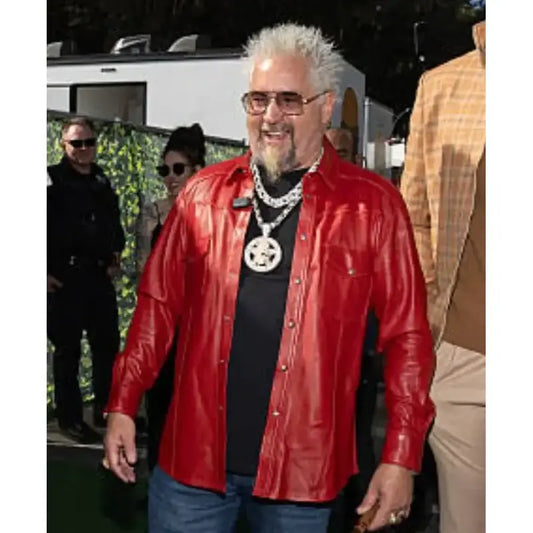 Flavortown Tailgate Guy Fieri Leather Jacket