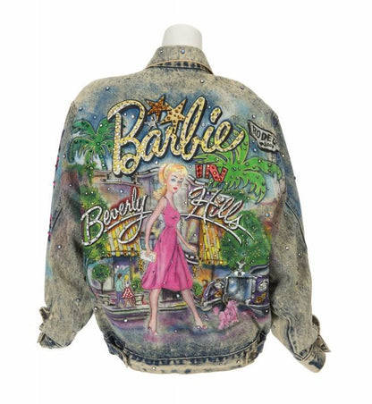 LONI ANDERSON EMBELLISHED DENIM JACKET