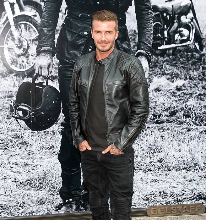 Black Leather David Beckham Jacket Max Jackets