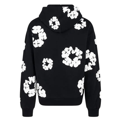 Denim Tears Wreath-Print Pullover hoodie Vintage Jacket