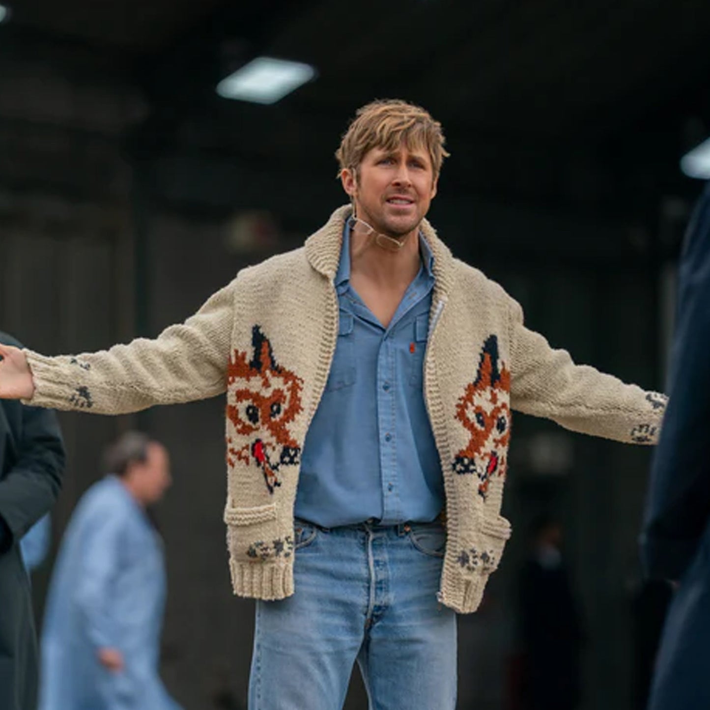 Ryan gosling Wolf Cardigan Knit Kit (Project Hail Mary Version)