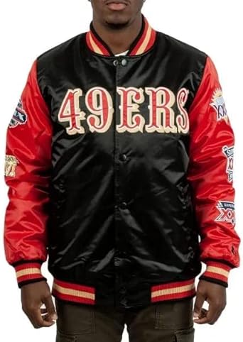 Men's Black Varsity Patch Jacket Max Jackets