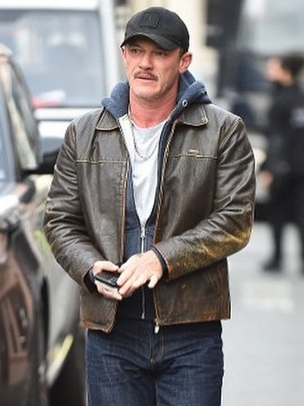 5lbs of Pressure Luke Evans Leather Jacket Max Jackets