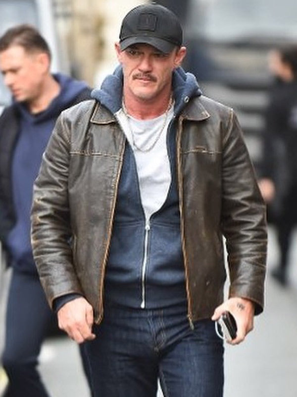 5lbs of Pressure Luke Evans Leather Jacket Max Jackets