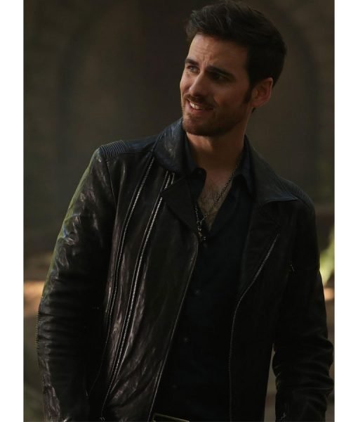 Captain Hook OUAT Biker Jacket Max Jackets