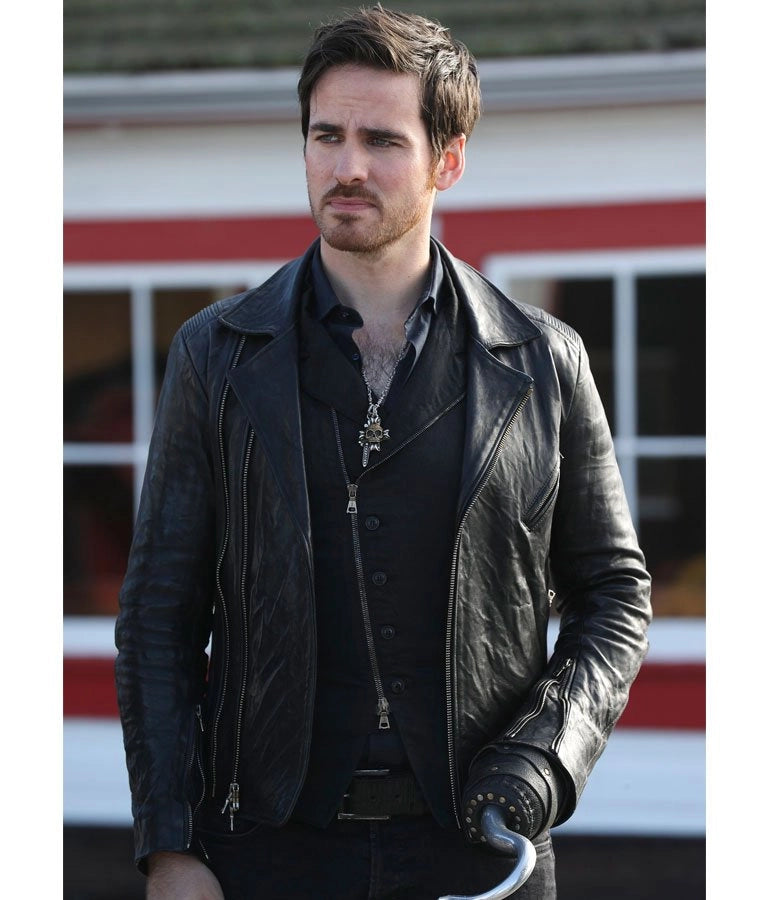 Captain Hook OUAT Biker Jacket Max Jackets