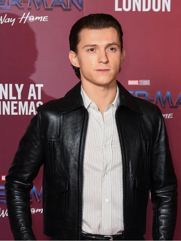 Spider-Man No Way Home Tom Holland Leather Jacket Max Jackets